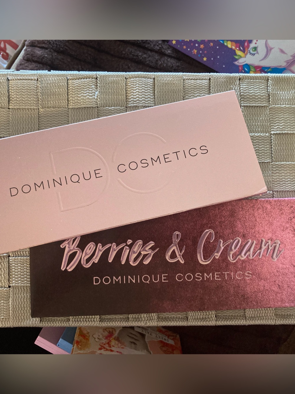 DOMINIQUE COSMETICS 'Berries & Cream' Eyeshadow Palette - 12 shades - NOT USED